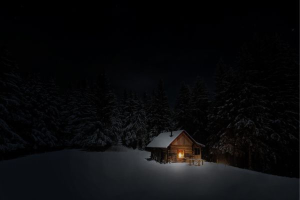 Contos de Neve: Celebrando em Cabanas Históricas